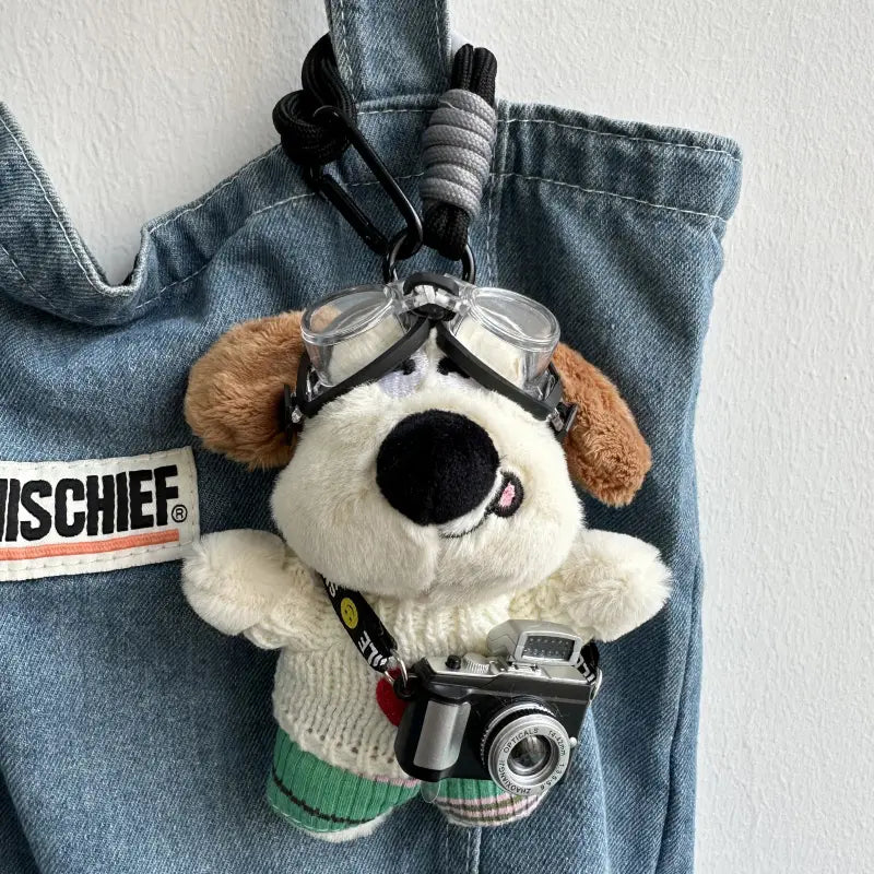 Camera Puppy Bag Charm