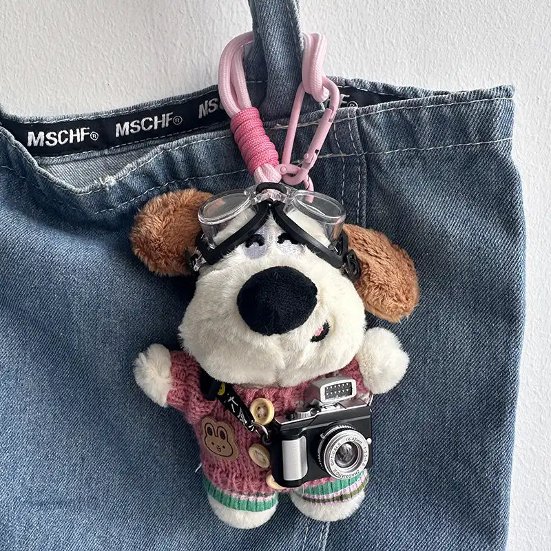 Camera Puppy Bag Charm