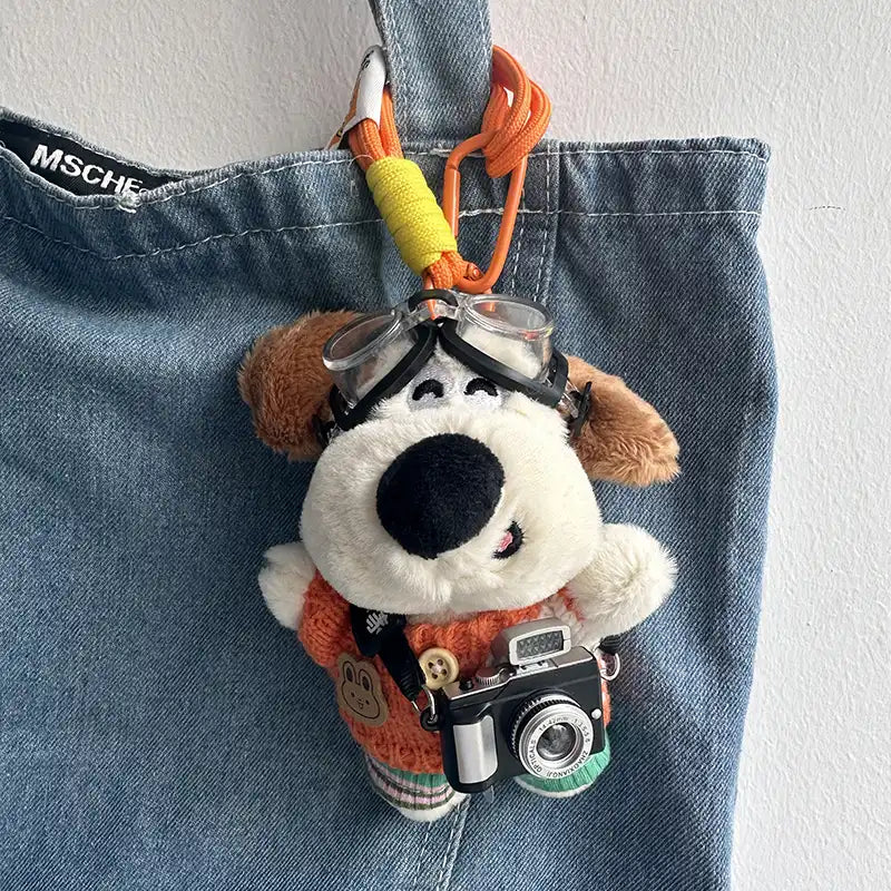 Camera Puppy Bag Charm