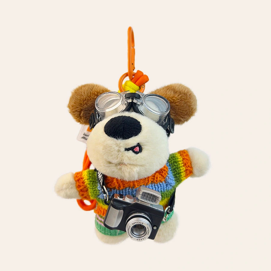 Camera Puppy Bag Charm