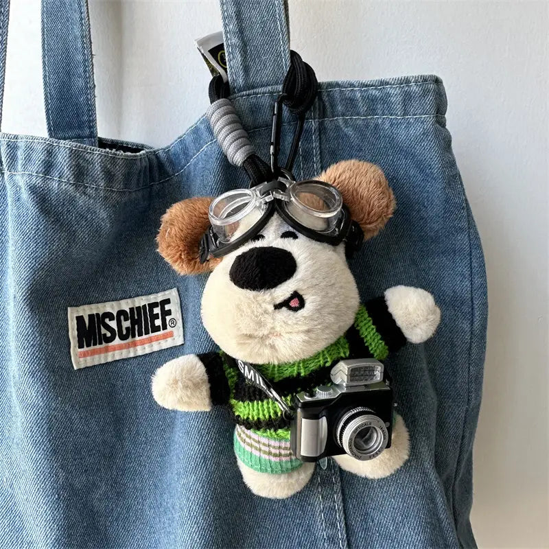 Camera Puppy Bag Charm