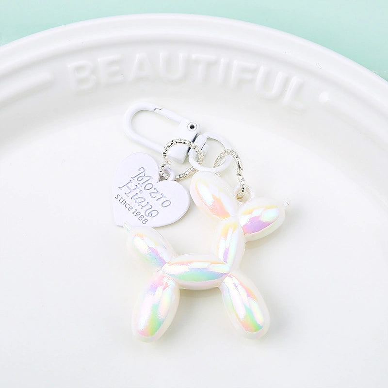 Candy Color Balloon Dog Bag Charm