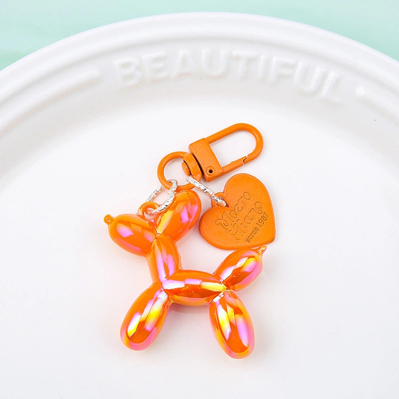 Candy Color Balloon Dog Bag Charm