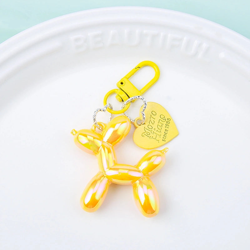 Candy Color Balloon Dog Bag Charm