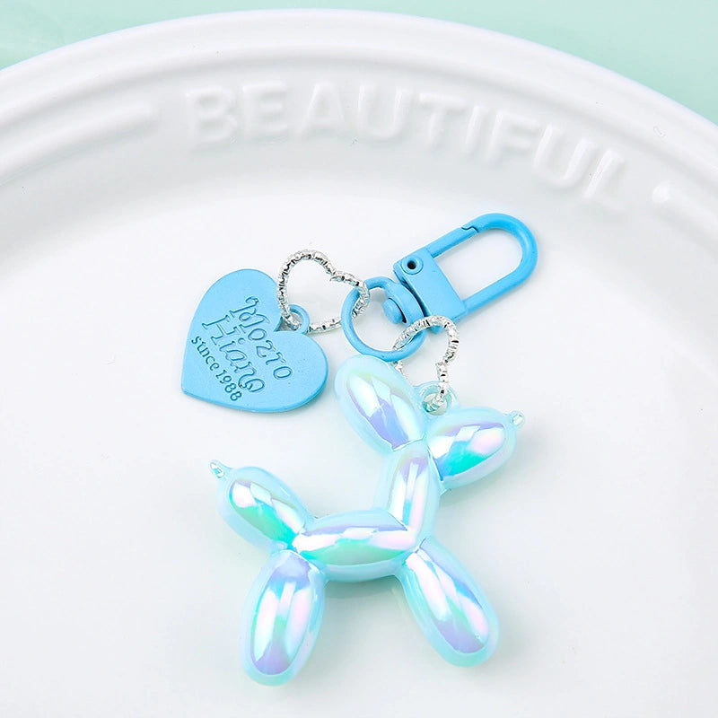 Candy Color Balloon Dog Bag Charm
