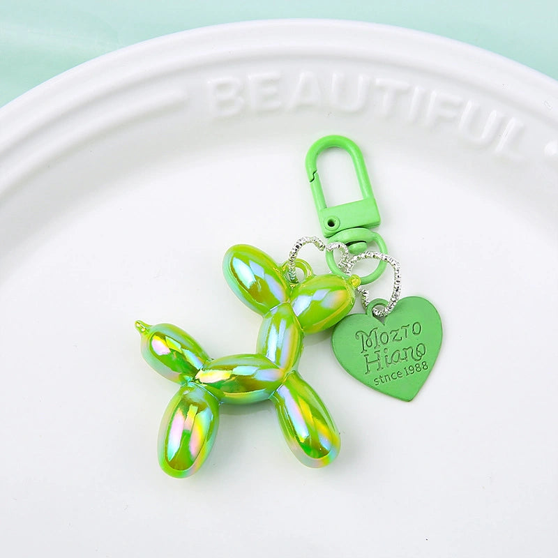 Candy Color Balloon Dog Bag Charm