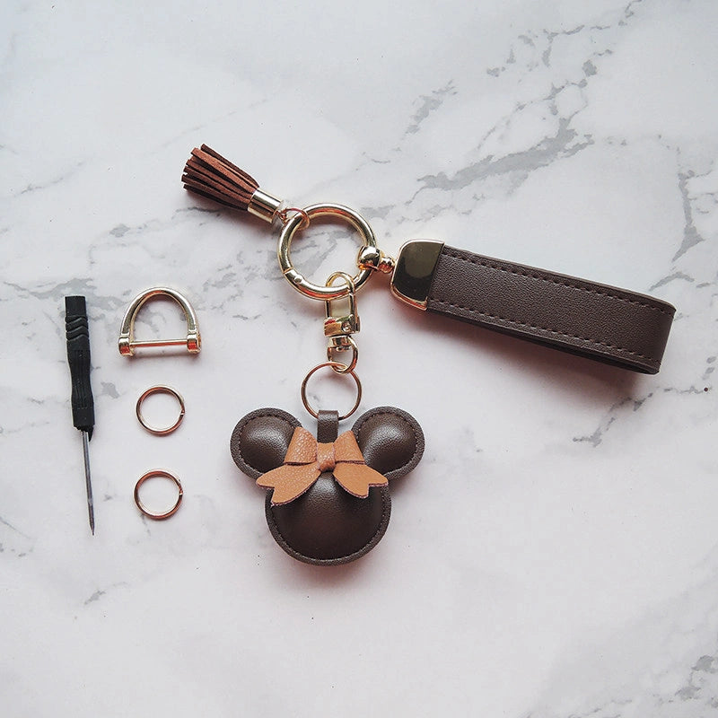 Mouse Bow Bag Charm