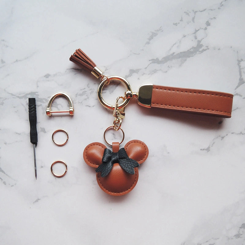 Mouse Bow Bag Charm