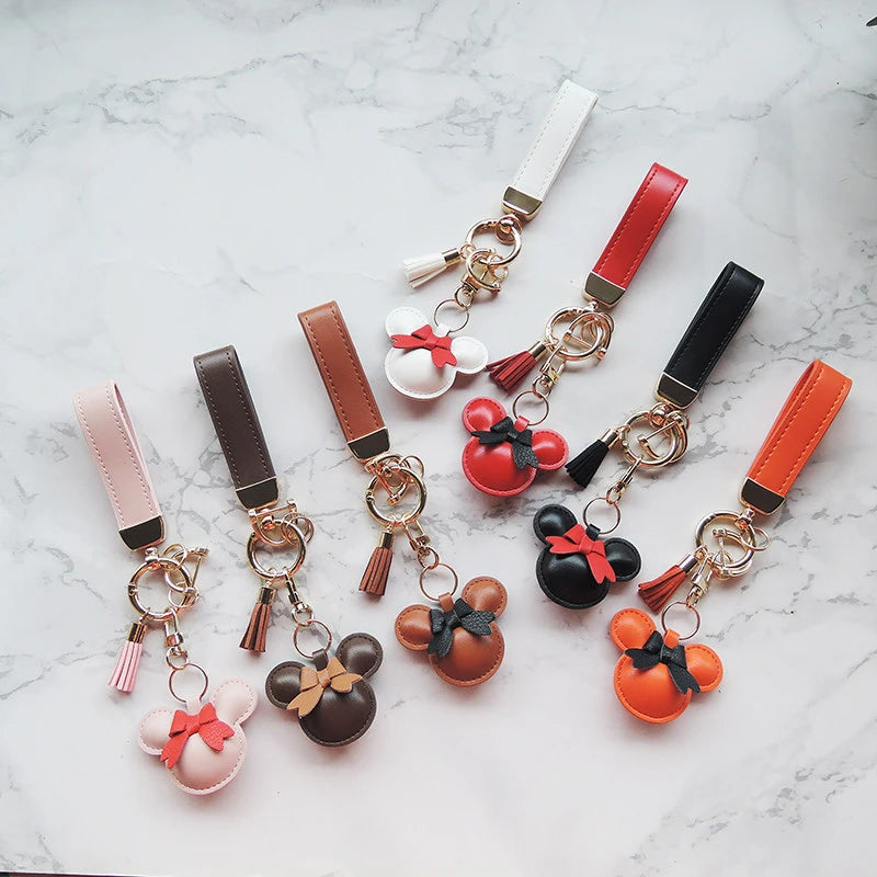 Mouse Bow Bag Charm