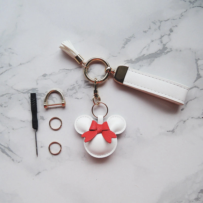 Mouse Bow Bag Charm