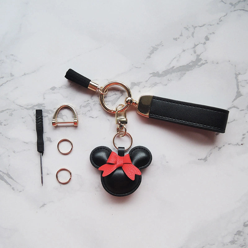 Mouse Bow Bag Charm