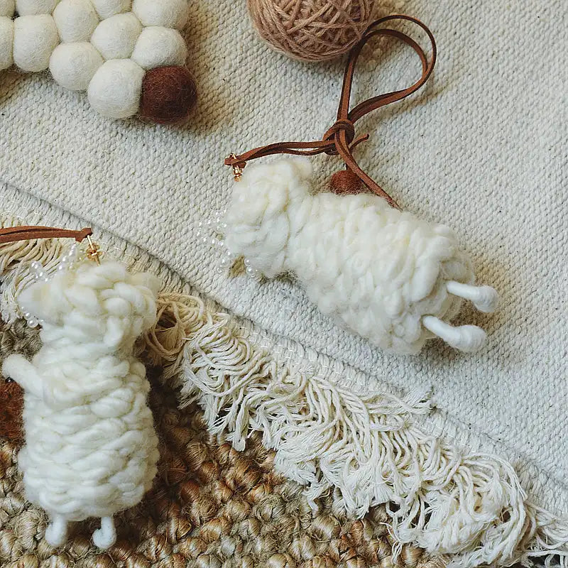 Cello Sheep Bag Charm