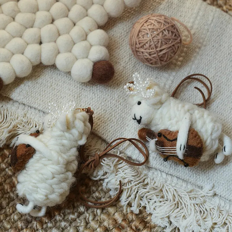 Cello Sheep Bag Charm