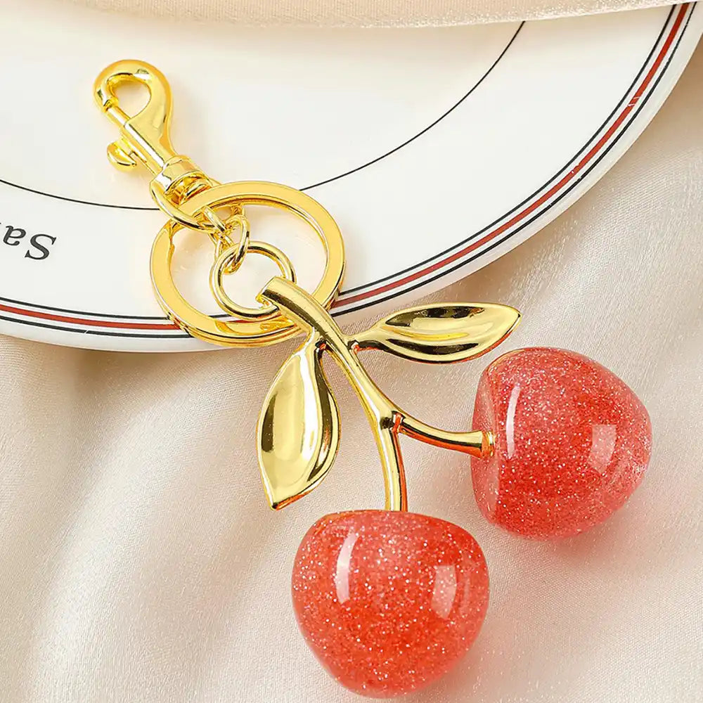 Cherry Bag Charm