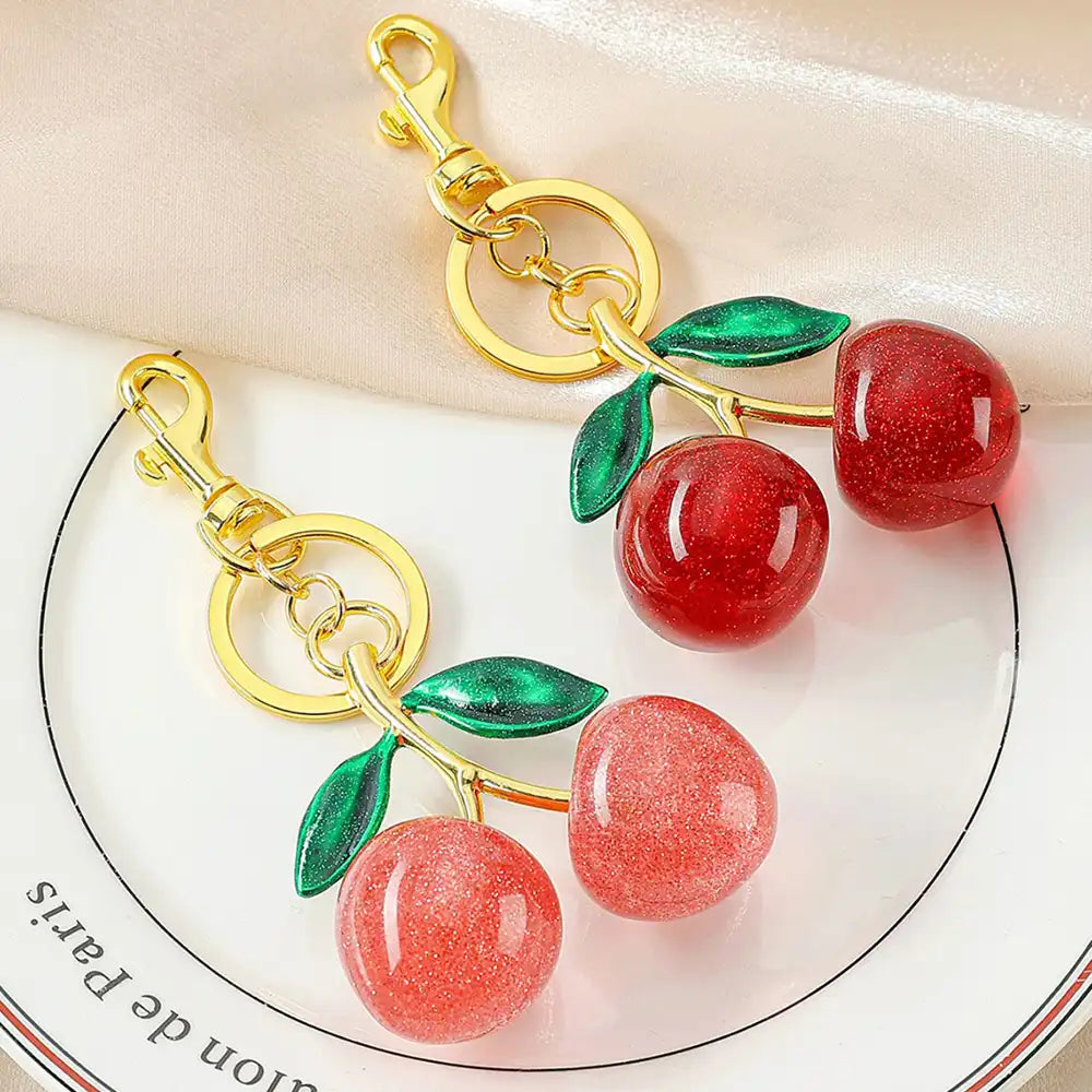 Cherry Bag Charm