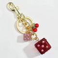 Cherry Dice Bag Charm