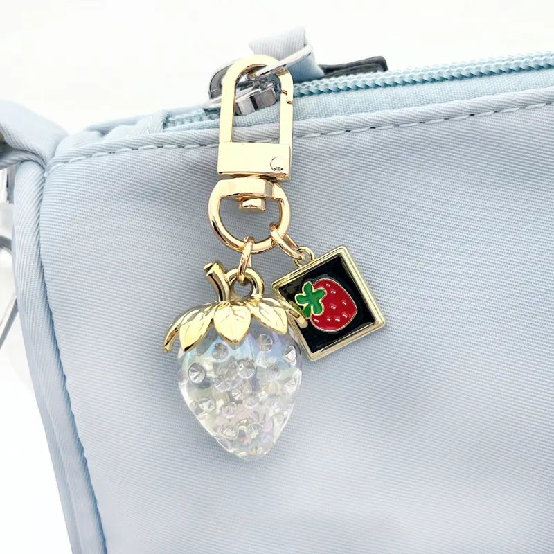 Cherry and Strawberry Bag Charms