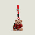 Christmas Teddy Bear Bag Charm