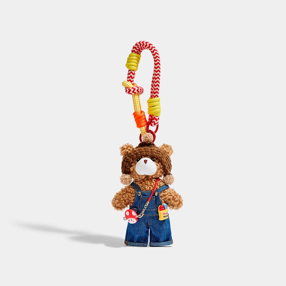 Christmas Bear Bag Charm