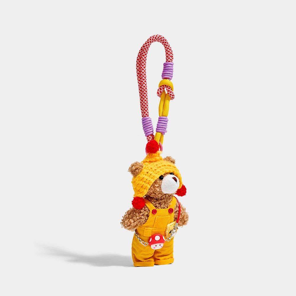 Christmas Bear Bag Charm