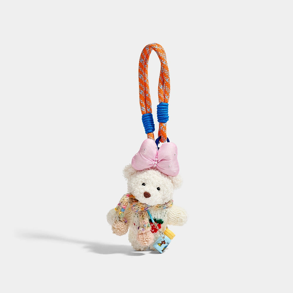 Christmas Bear Bag Charm