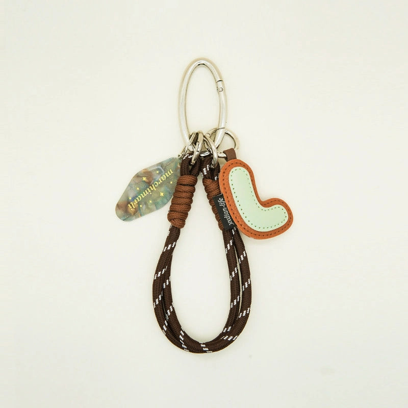 Color-Block Letter Bag Charm