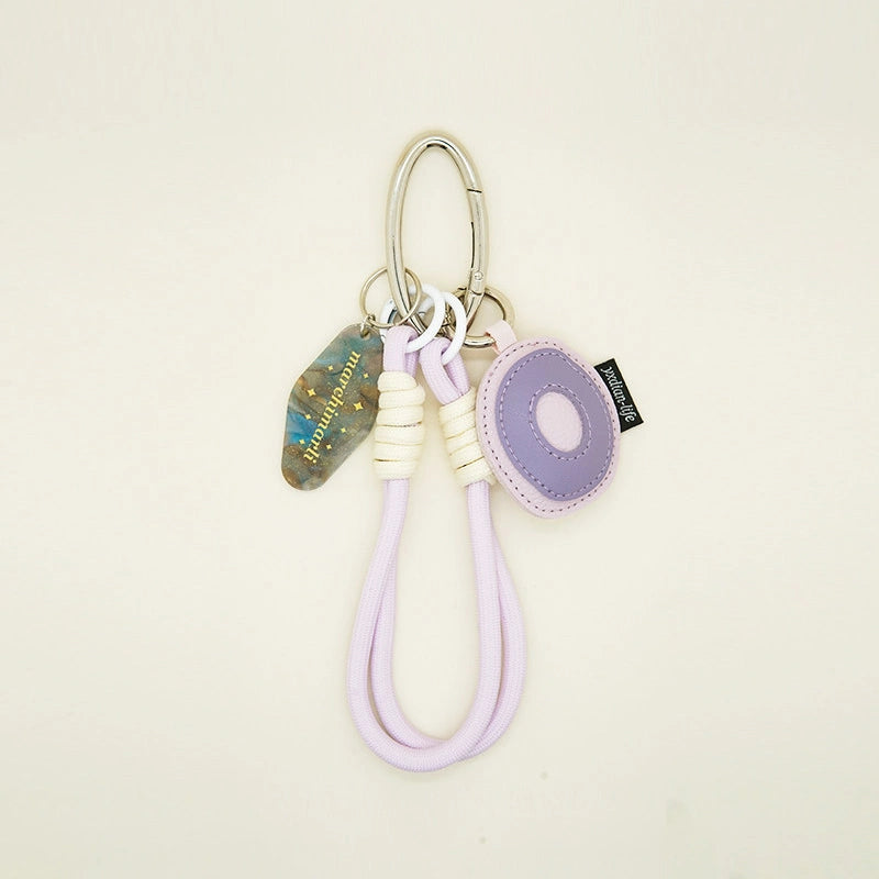 Color-Block Letter Bag Charm