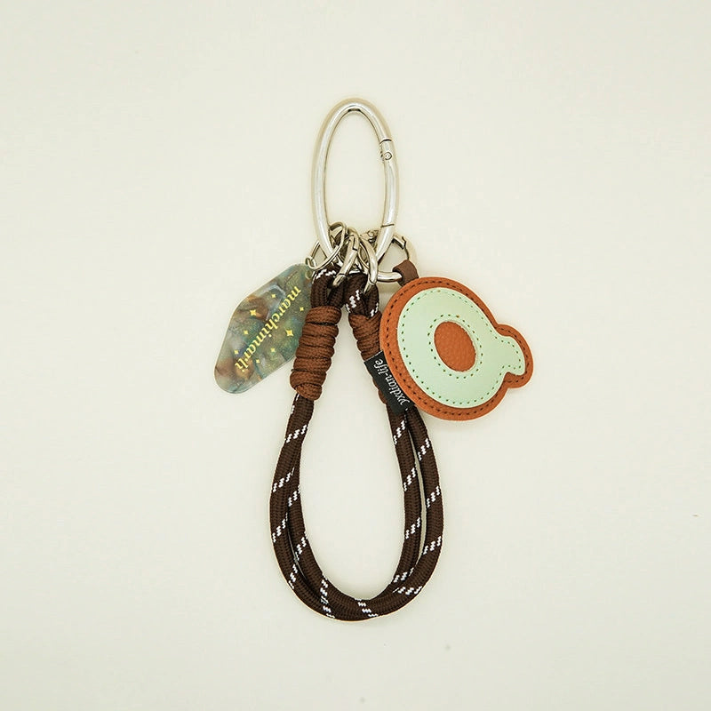 Color-Block Letter Bag Charm