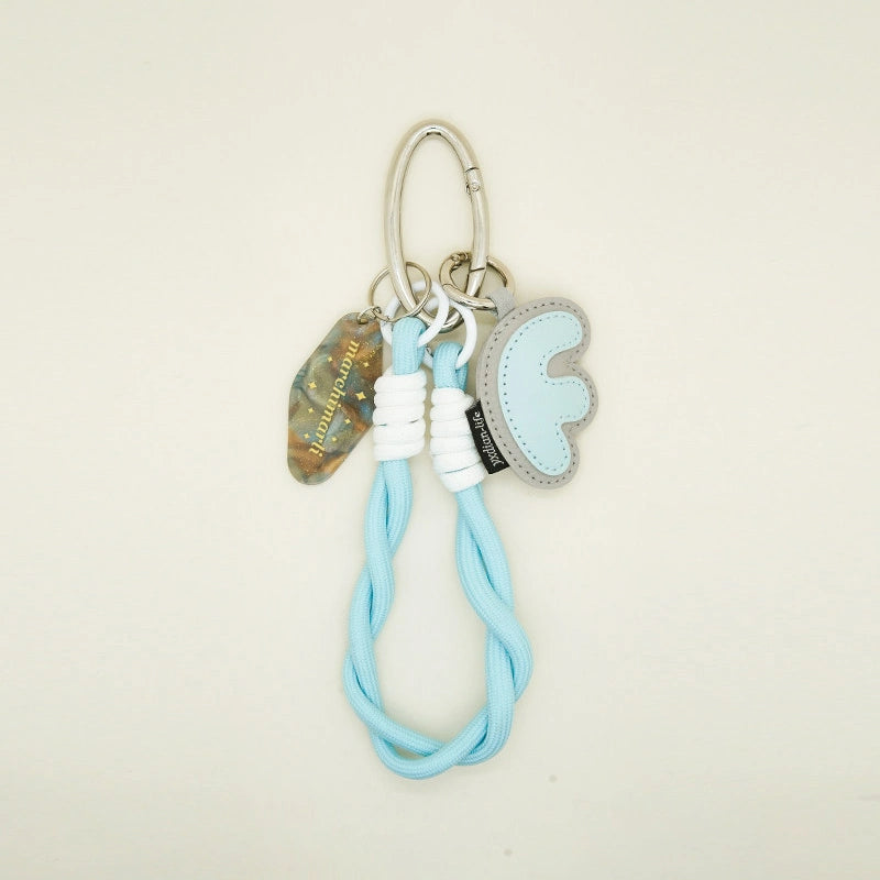 Color-Block Letter Bag Charm