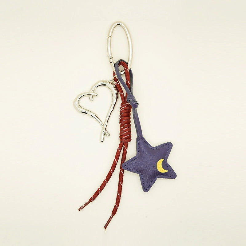 Color-Block Star Bag Charm