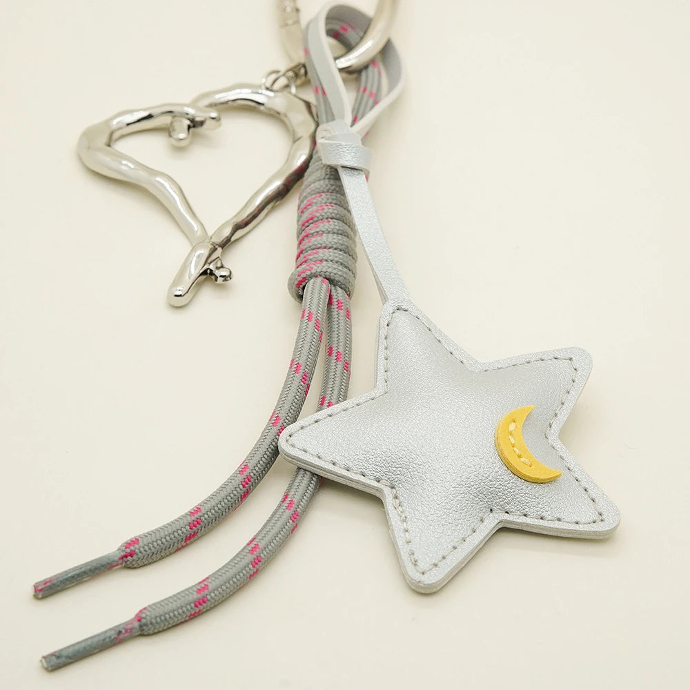 Color-Block Star Bag Charm