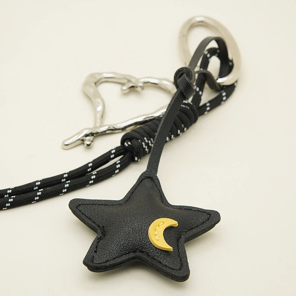 Color-Block Star Bag Charm