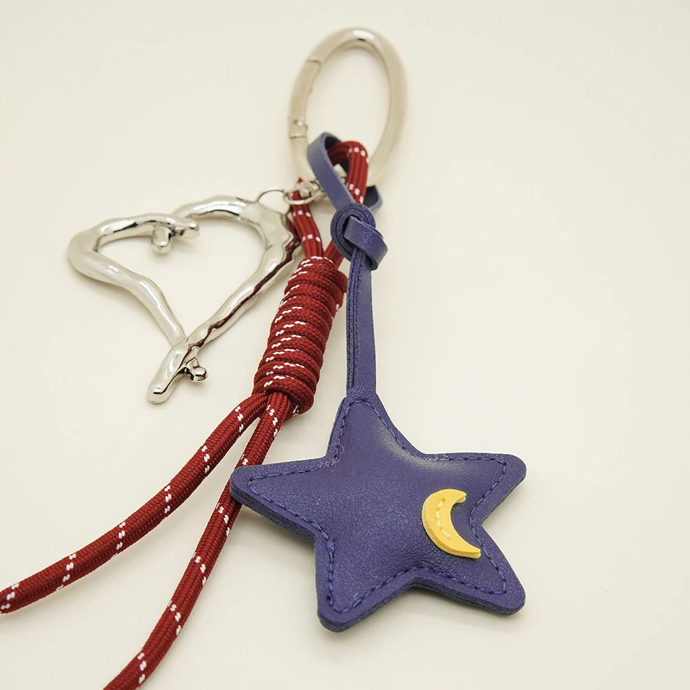 Color-Block Star Bag Charm