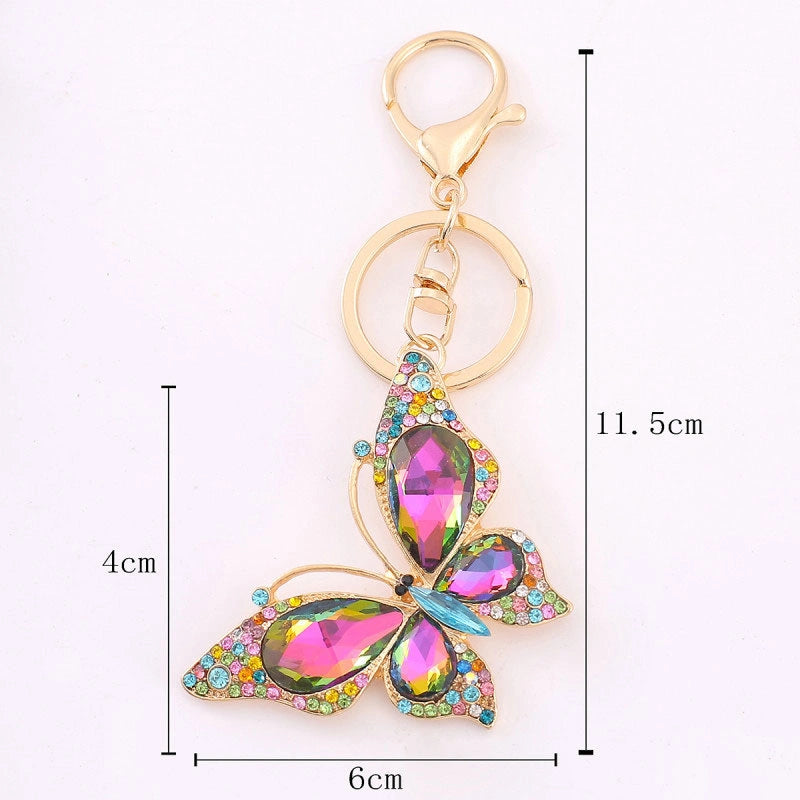 Colorful Butterfly Bag Charm