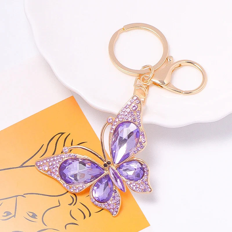 Colorful Butterfly Bag Charm