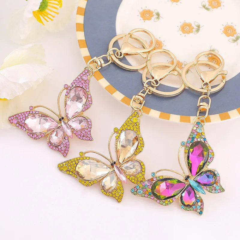 Colorful Butterfly Bag Charm