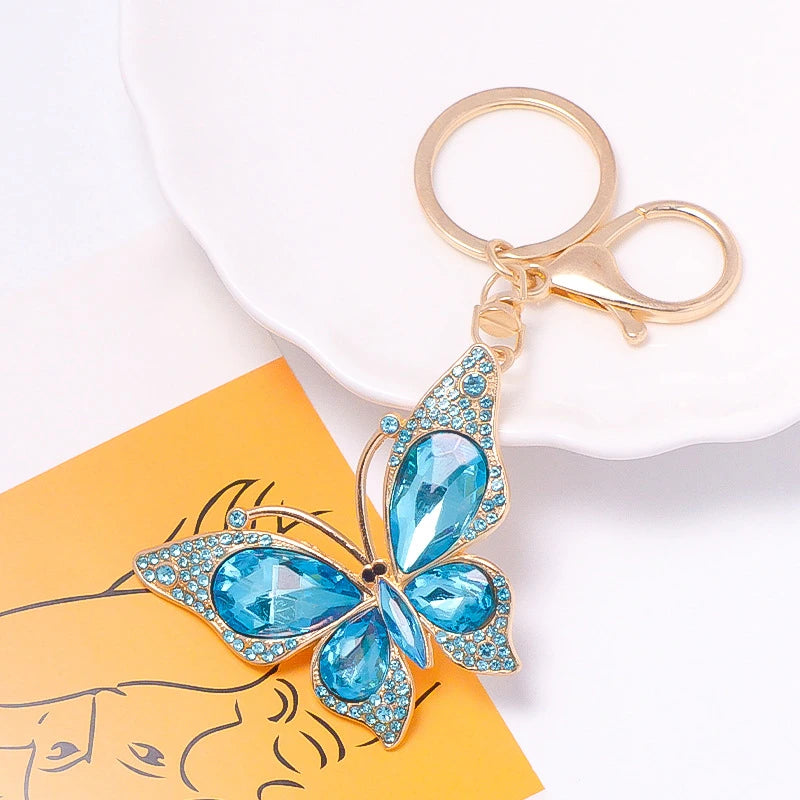 Colorful Butterfly Bag Charm