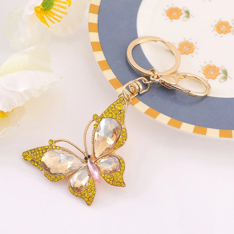 Colorful Butterfly Bag Charm