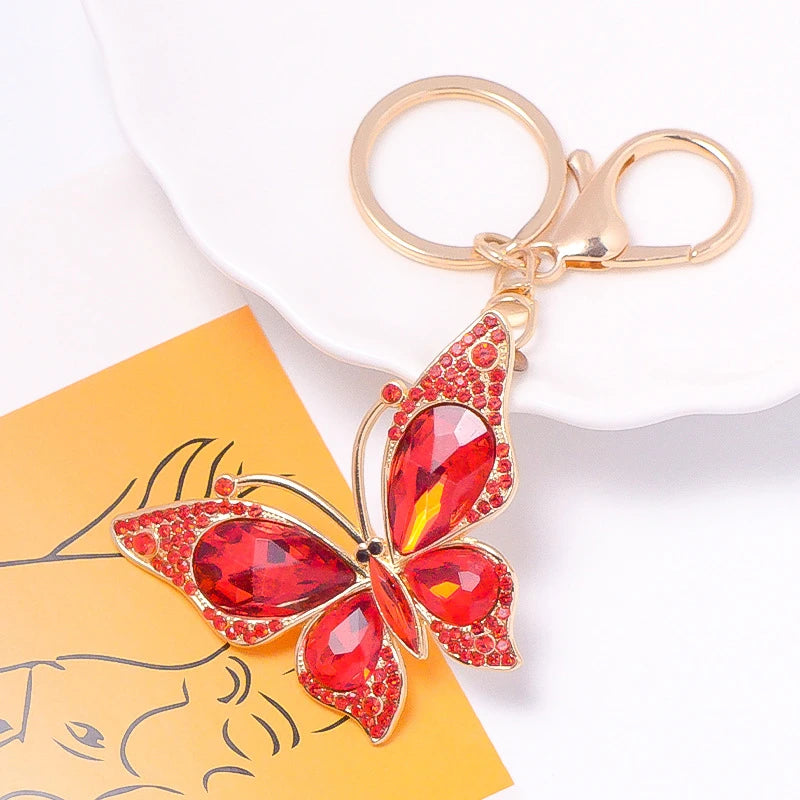 Colorful Butterfly Bag Charm