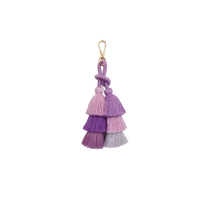 Colorful Pom Pom Tassel Bag Charm