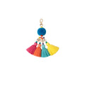 Colorful Pom Pom Tassel Bag Charm