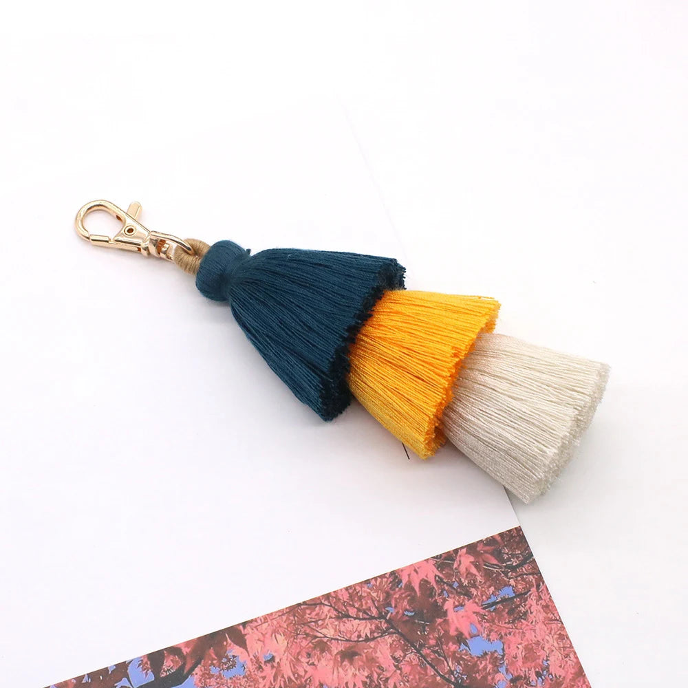 Colorful Tassel Bag Charm