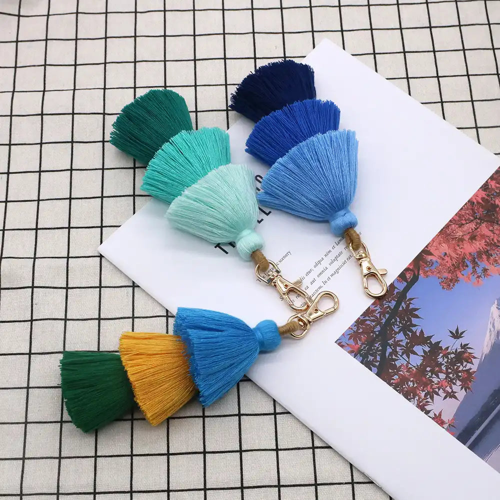 Colorful Tassel Bag Charm