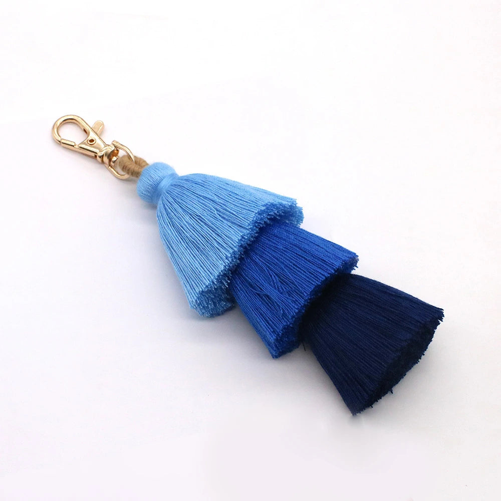 Colorful Tassel Bag Charm