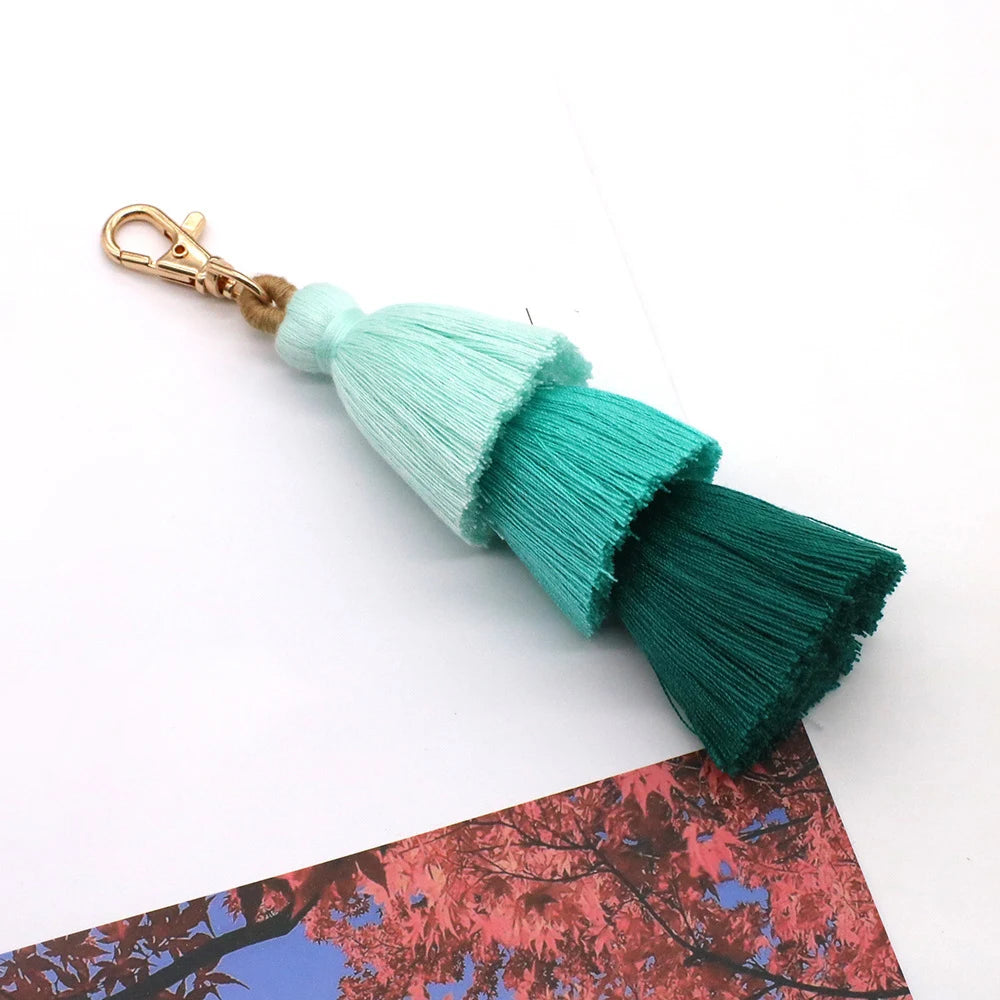 Colorful Tassel Bag Charm