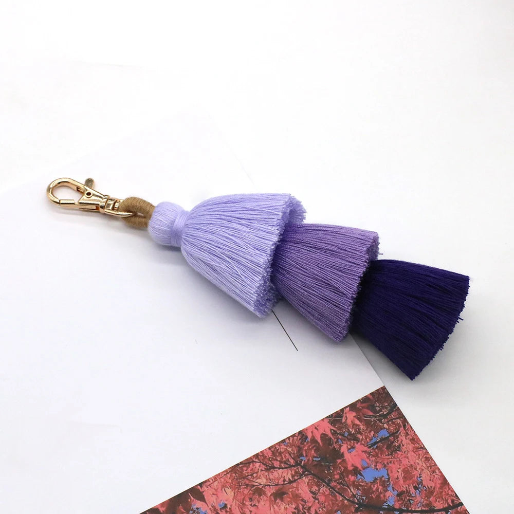 Colorful Tassel Bag Charm