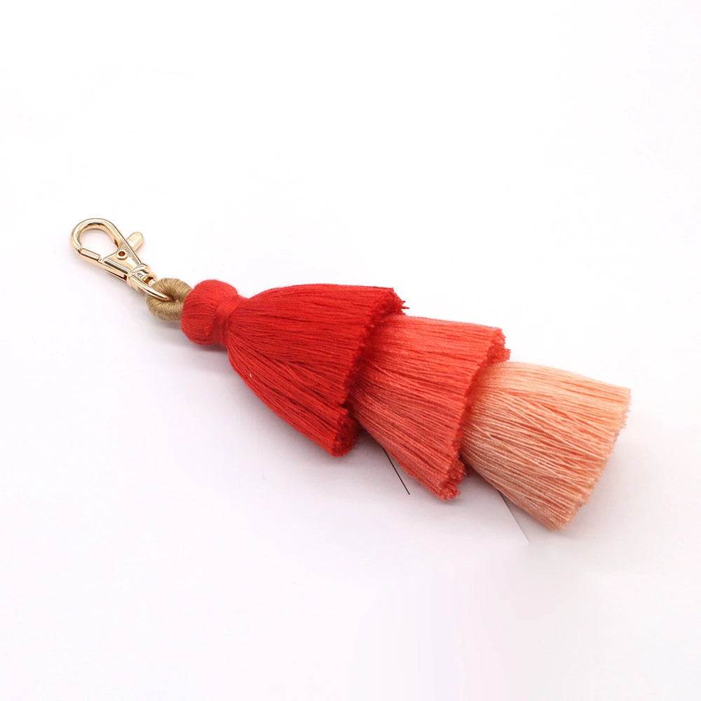 Colorful Tassel Bag Charm