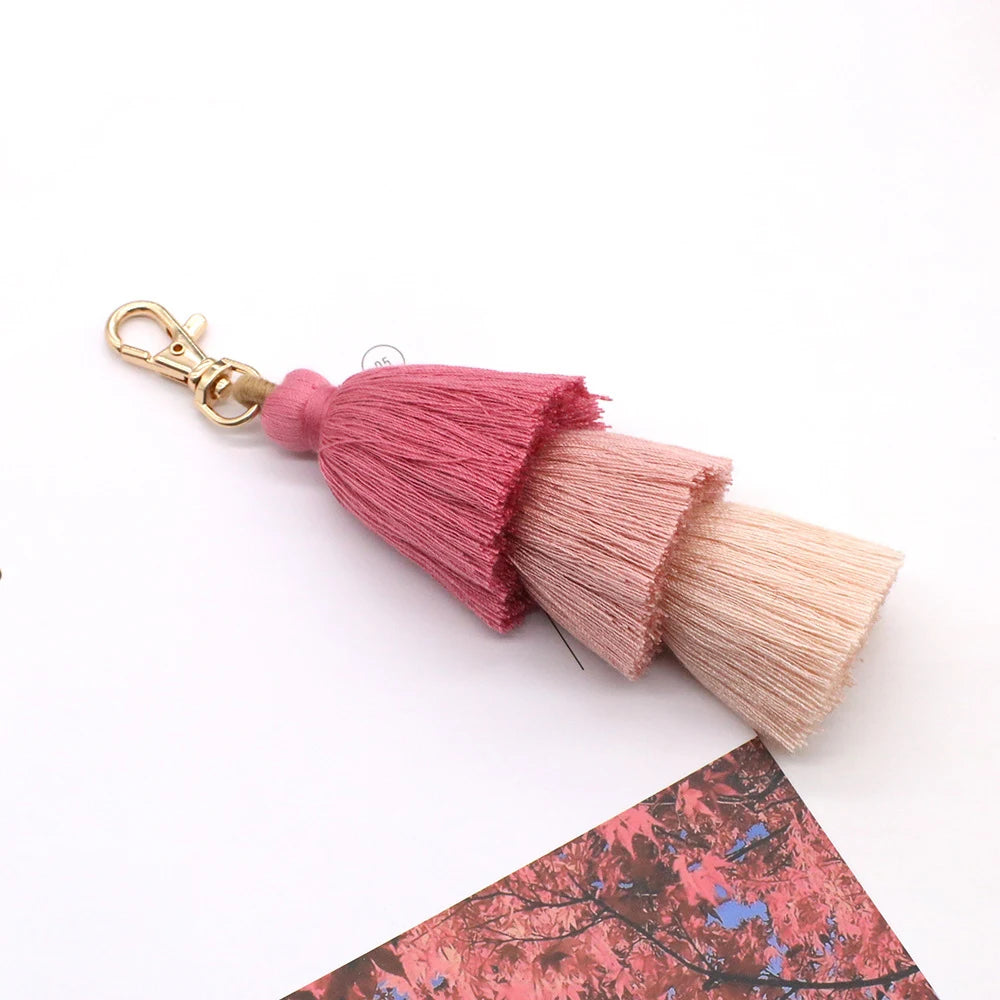 Colorful Tassel Bag Charm
