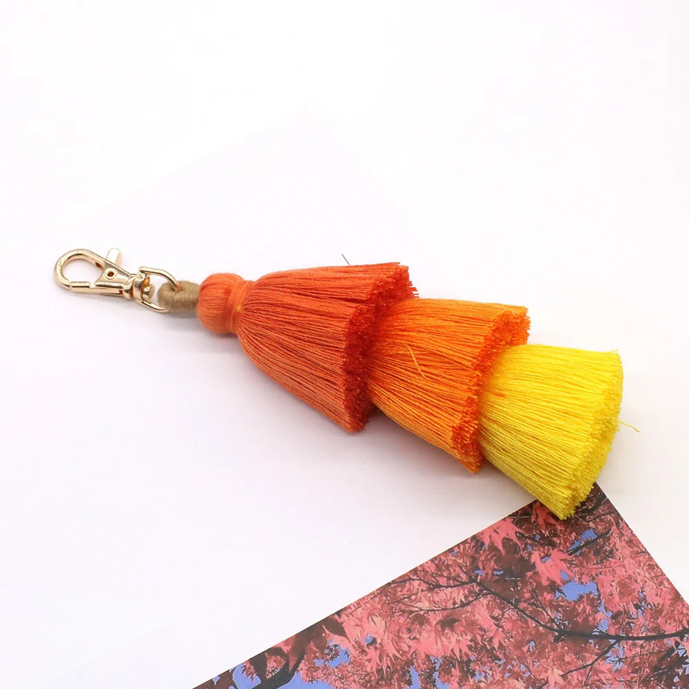 Colorful Tassel Bag Charm