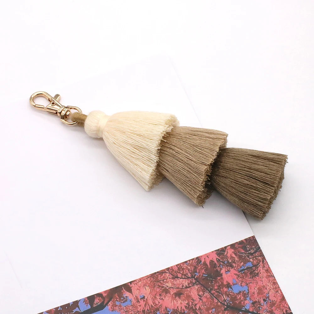 Colorful Tassel Bag Charm